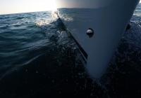 sailing yacht sailboat bow waterline sailing wave